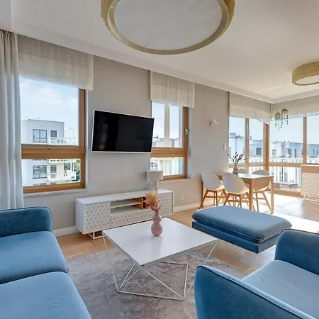 Mila Baltica Seaside, Sauna, Gym & Parking By Downtown Apartamento *