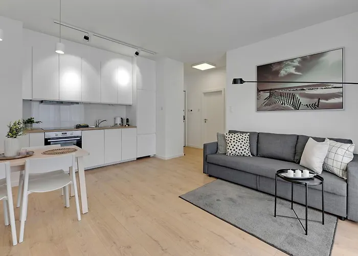 Mila Baltica Seaside, Sauna, Gym & Parking By Downtown Apartment